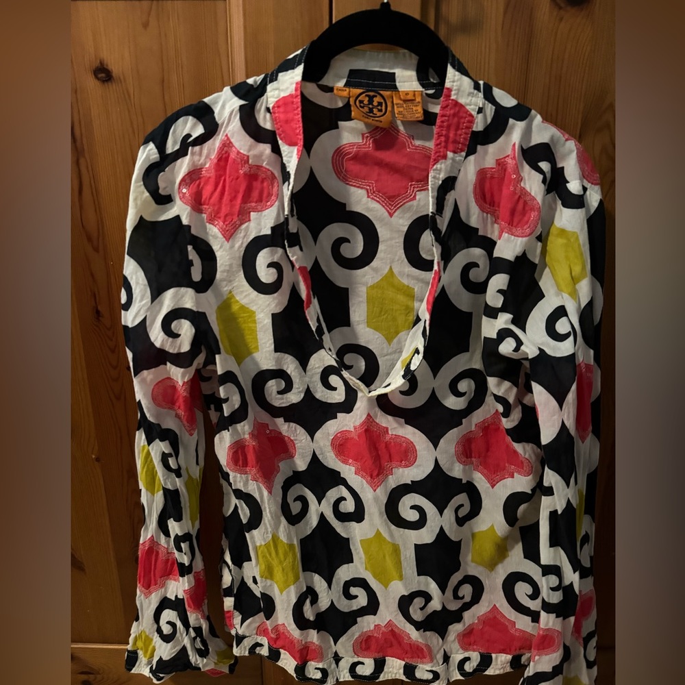 Tory Burch tunic sz 10 used